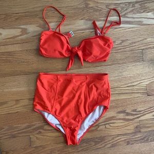 high waisted bikini